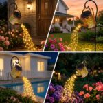 ZKLiLi Solar-Gießkanne mit LED-Lichtern – Wasserdichte Gartendekoration mit Kaskaden-Effekt – Bild 6