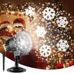 LED-Schneefall-Projektor 9W IP65 – Weihnachtsdekoration für Aussen & Innen mit Rotiereffekt