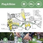 Paulmann Plug & Shine LED Gartenspot Sting Anthrazit – Insektenfreundliches Goldlicht IP67 – Bild 4