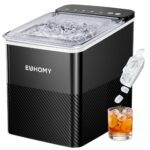 EUHOMY Eiswürfelmaschine IM021 – Automatisch 9 Eiswürfel in 2 Grössen