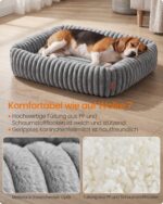 Feandrea Orthopädisches Hundebett 91x68 cm – Premium Hundekörbchen mit Memory-Polsterung – Bild 3