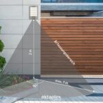 Oktaplex Alto Edelstahl Außenleuchte mit Bewegungsmelder IP44 – 7m Reichweite – Bild 5
