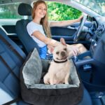 Lannvan Hundeautositz für kleine Hunde – Sicherer Autositz mit Sicherheitsgurt & Waschbarem Kissen – Bild 7