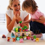 Montessori Holz-Motorikspielzeug Bauernhof – Formensortierer & Feinmotorik für Kinder ab 1 Jahr – Bild 2