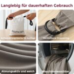 Momcozy Ring Sling Tragetuch 3,6–15 kg – Ergonomisches Babytragen ab Geburt – Bild 7
