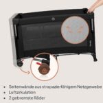 Lionelo Ellen 3in1 Reisebett für Neugeborene bis 15 kg – Beistellbett & Reisebett – Bild 8