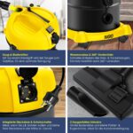 MASKO 6in1 Industrie-Nass-Trockensauger 2300W mit Blasfunktion & Push&Clean – Bild 4