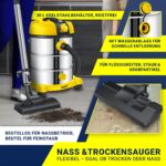 MASKO® Industriestaubsauger 2300W Nass-Trocken mit Push&Clean & Blasfunktion – Bild 3