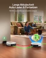 Vexilar W8 Saugroboter mit Wischfunktion – 5000Pa Saugkraft & 130 Min Laufzeit – Bild 6