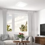 B.K.Licht LED Deckenleuchte 29x29 cm mit indirektem Licht – Badezimmer Deckenlampe IP44 – Bild 7