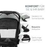Kikka Boo CIELA Reisebuggy – Leichter Kinderwagen (7,1 kg) mit One-Hand-Faltung für 0–22 kg – Bild 9
