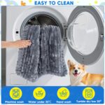 Loiion Hundematte Auto Rückbank 127×62cm – Rutschfeste Schutzmatte mit Flanell – Bild 7
