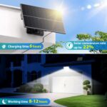Giliwosy Solar-Aussenleuchte mit Bewegungsmelder & 5m Kabel – IP65 Aussenlicht für Garten & Haustür (2er-Set) – Bild 2