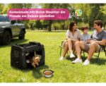 Zedelmaier Hundebox 60x42x44 cm – Faltbare Tiertransportbox für Auto & Zuhause – Bild 7