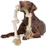 Fida Seilspielzeug 90cm für grosse Hunde – Robustes Tauzieh- & Kauspielzeug aus Baumwolle