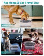 PETTOM Wassernapf Hund 2L mit Schwimmplatte – Auslaufsicher & Rutschfest – Bild 4