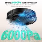 Tikom L8000 Plus Saugroboter mit Wischfunktion & Absaugstation – 6000Pa, 90 Tage Freihändig – Bild 4