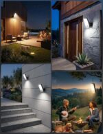 Ledronix 10000mAh LED Wandleuchte mit PIR-Bewegungsmelder – IP65 Aussenlampe mit Fernbedienung – Bild 8