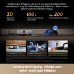 dreame X50s Ultra Saugroboter mit Wischfunktion – 7,95 cm ultraduenn, 35.000 Pa Saugkraft – Bild 3