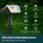 Linkind Solar Strahler mit Bewegungsmelder 3000K & 6500K – IP67 Gartenleuchte, 3er Set – Bild 2