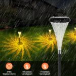 4er Set Solar Gartenleuchten – Warmweiss & RGB Farbwechsel, IP65 wasserdicht für Garten & Terrasse – Bild 2