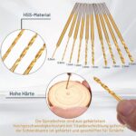 Uolor Elektro-Bohrstift mit 5-Gang bis 30.000 U/min – Präzisions-Handbohrmaschine mit 10 HSS-Bohrern – Bild 8