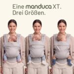 manduca XT Babytrage mit Bio-Baumwolle – Mitwachsender Sitz für Neugeborene bis Kleinkinder – Bild 7