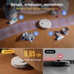 roborock Qrevo S Pro Saug- und Wischroboter – 18.500 Pa Saugkraft mit Heisswater-Reinigung – Bild 6