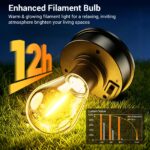 GEARLITE Solarlampen 2er-Set mit LED – IP65 Wasserdicht, 800mAh, Warmweiss für Garten & Balkon – Bild 5