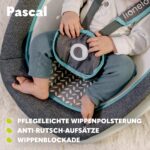 Lionelo Pascal Baby Wippe – 5 Melodien, Vibrationen & 4-fach verstellbar für Neugeborene – Bild 8