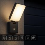 Miratic LED-Aussenlampe mit Bewegungsmelder IP65 – Warmweiss 3000K für Garten & Terrasse – Bild 2