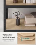 SONGMICS Schwerlastregal 2er Set 40x90x180 cm – 175 kg pro Boden für Lager & Garage – Bild 8