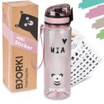BJORKI Kinder Trinkflasche 500 ml auslaufsicher – Schule, Kita & Sport