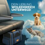 CADOCA® Katzentransportbox Faltbar bis 20kg – Atmungsaktiv mit Schultergurt & Regenschutz – Bild 9
