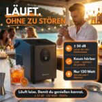 Sommertal EM12S Eiswürfelmaschine – 12 kg/24h Ice Maker mit Selbstreinigung – Bild 4