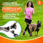 SparklyPets Joggingleine M/L – 2-in-1 Freihändige Leine mit Bungee für grosse Hunde – Bild 6