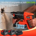 OnlyInNY Akku-Bohrhammer SDS Plus 18V – 3-in-1 Schlagbohrmaschine mit Makita-Kompatibilität – Bild 7