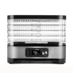 LEHMANN Dörrautomat 450W Edelstahl – Dörrgerät mit 5 Tabletts & 24h-Timer – Bild 8