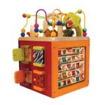 B. toys Zany Zoo Activity-Würfel aus Massivholz – 5 Spielseiten für Kleinkinder ab 1 Jahr