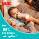 NUK Perfect Match Babyflaschenset 260 ml – Adaptive Sauger mit Temperature Control für ab 3 Monate – Bild 7