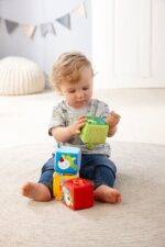 HABA Spielwürfel Maus Merle & Drache Duri – 4 Stoffwürfel für Babys ab 6 Monaten – Bild 2