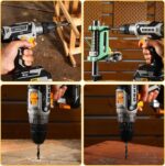 DEKOPRO Akku-Bohrschrauber 20 V – Komplett-Set für Möbelmontage & Heimwerken – Bild 8