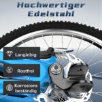 EFEALL Fahrradanhänger Kupplung für Qeridoo – Universelle Stahl-Kupplung bis 12 mm Achsdurchmesser – Bild 2