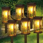 Chedin Solarleuchten 6er Set – Wasserdichte LED Gartenleuchten mit Warmweiß für Balkon & Garten