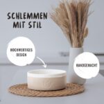 Rudelkönig Hundenapf Keramik 900 ml 2er Set – Rutschfester Futternapf für alle Hunde – Bild 6