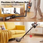 Lubluelu Faltbarer Akku-Staubsauger 650W – 70 Min Laufzeit, 7-Schicht-Filter – Bild 4