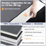 MIXJOY Hundeautositz für Rückbank – 40% mehr Platz, wasserdicht & rutschfest – Bild 5