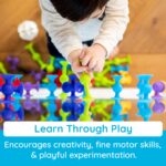 Fat Brain Toys Squigz Starter Set 22-teilig – Saugspielzeug für kreatives Bauen ab 3 Jahren – Bild 7