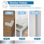 Happy Chlea Kantenschutz Baby-Set – 6,4 m mit Eckenschutzern & Sicherungen – Bild 5
