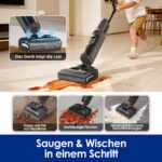 Tineco Floor ONE i6 Stretch – Nass-Trockensauger mit Selbstreinigung & 40 Min Akkulaufzeit – Bild 8